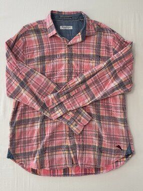 Tommy Bahama Men's Coastline Tranquil Check Cotton Corduroy Button-Up Shirt
